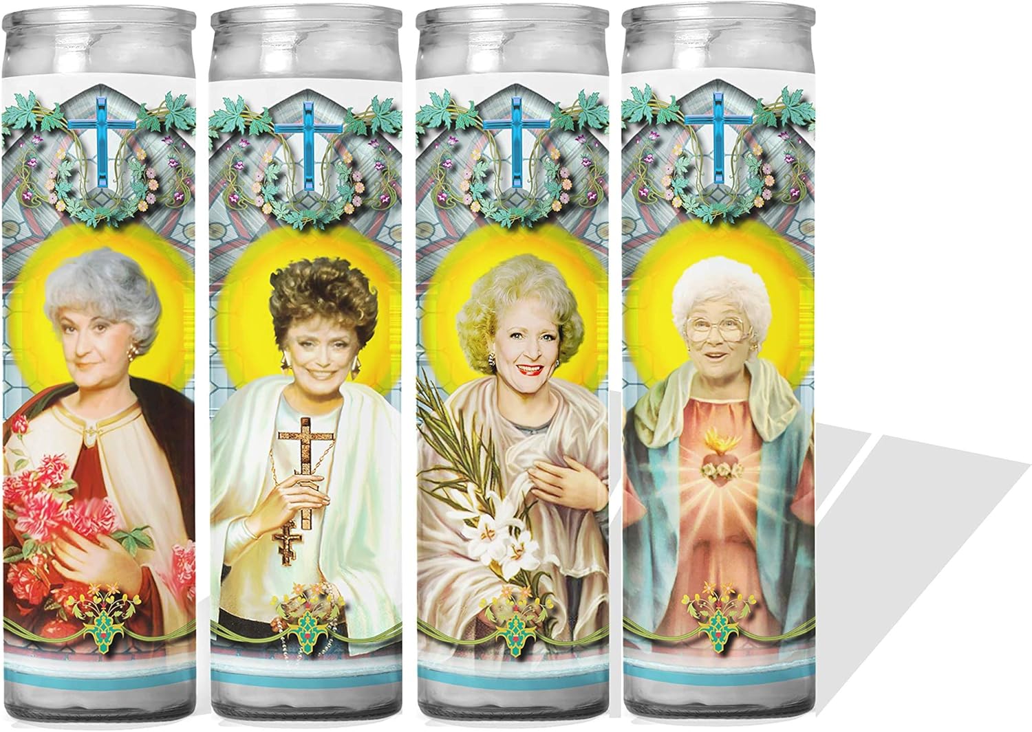 Saint Dorothy Label Sticker for Saint Prayer Candle Golden ...