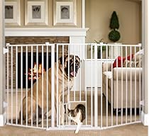 extra tall extending metal pet gate