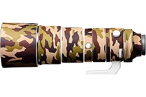 easyCover Lens Oak Neoprene Lens Protection Cover for Sony FE 200-600 F5.6-6.3 G OSS Brown camouflage