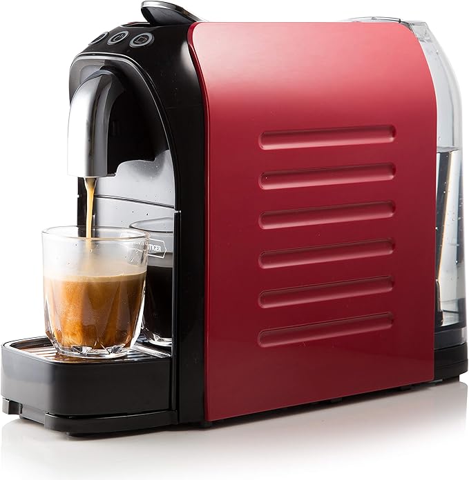 Coffee Capsule Machine Small and Large Cup Functions 25 seconds heat