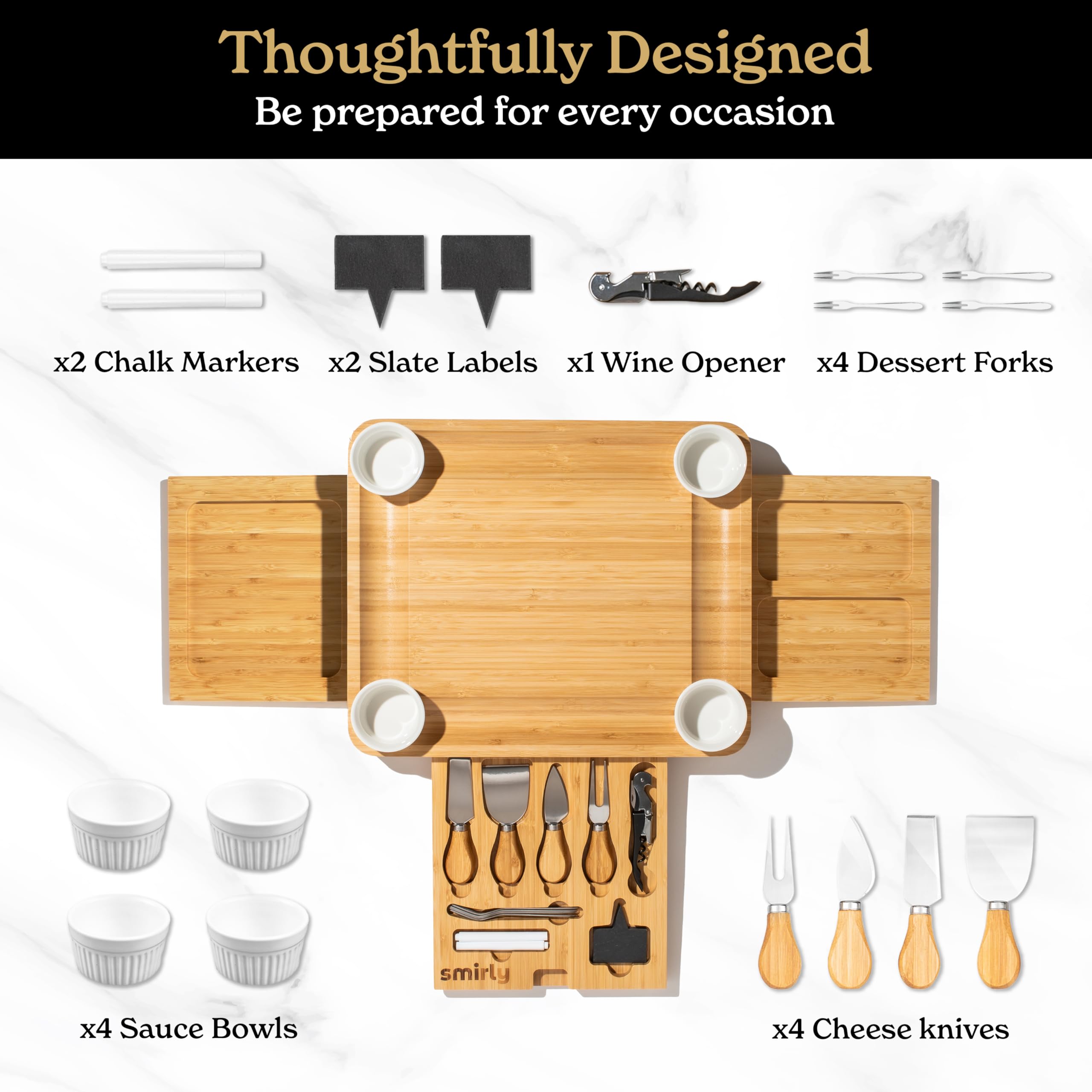 SMIRLY Charcuterie Boards