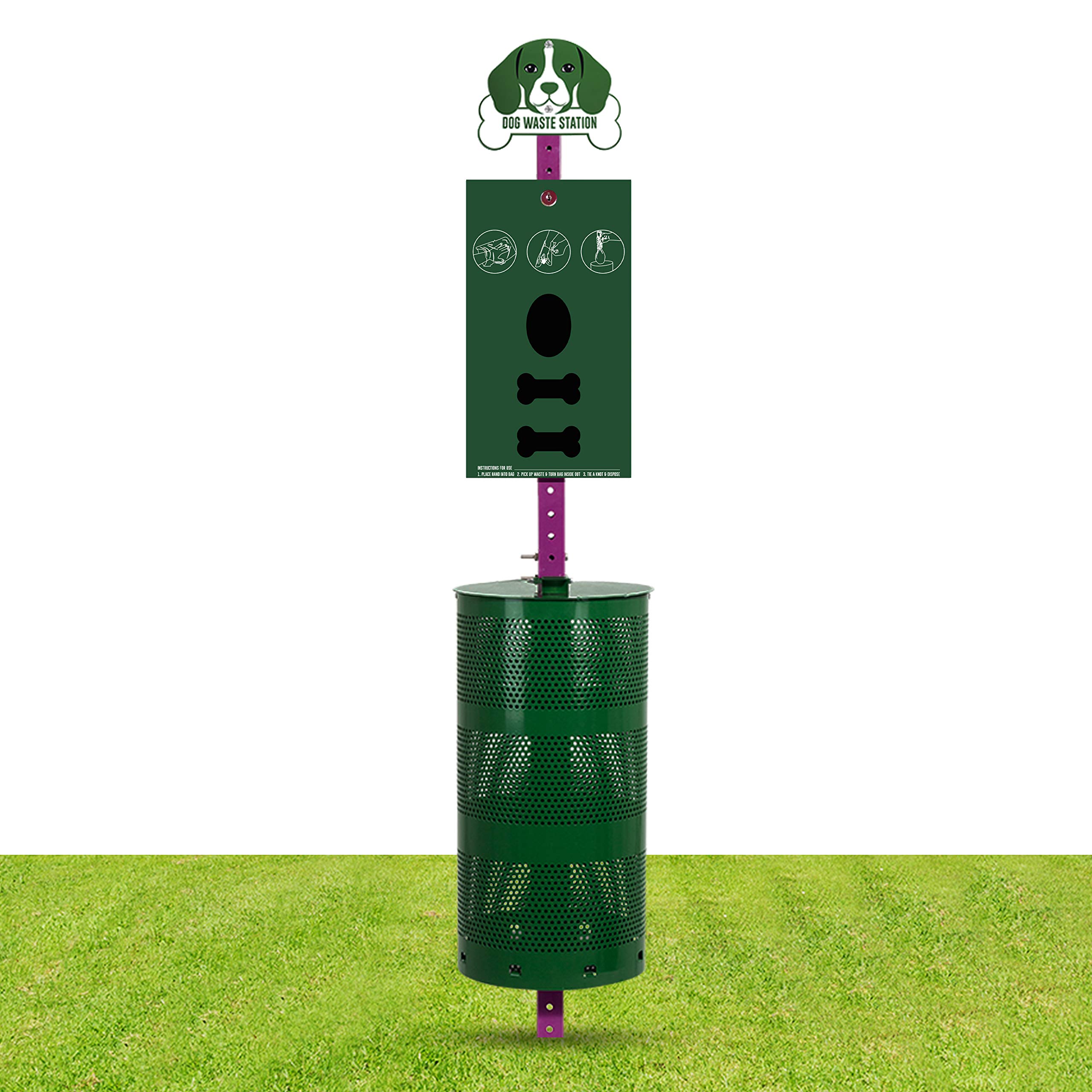 dog waste containment system