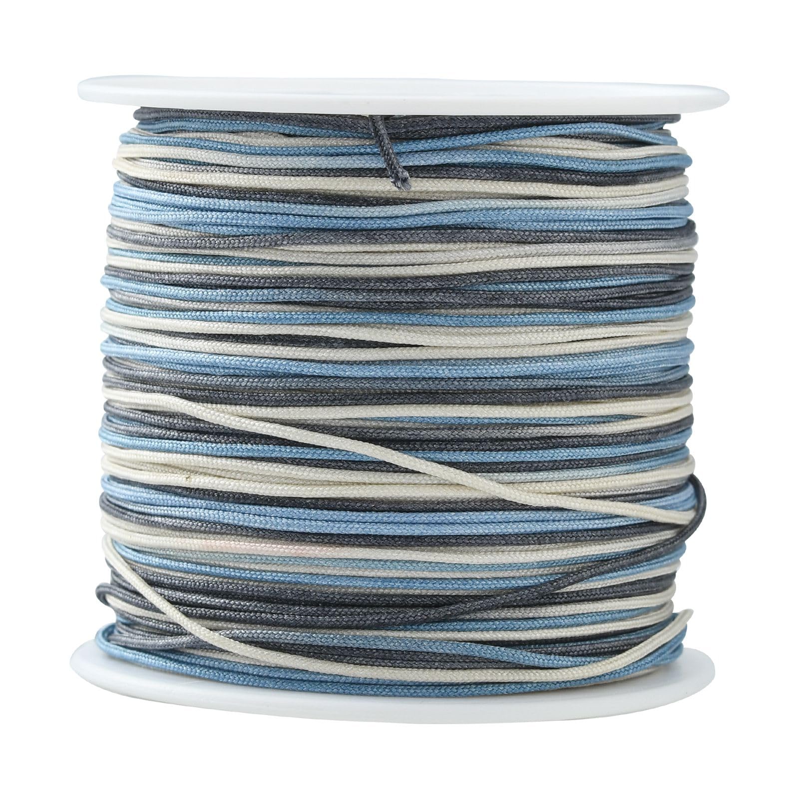 UR URLIFEHALL 49 Yards/45m Nylon Chinese Knotting Cord Segment Dyed Polyester Thread Nylon Beading String Thread Cord for Jewellery Making — image 1