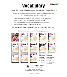 Spectrum Grade 6 Vocabulary Workbooks, Ages 11 to