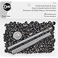 Dritz Double-Cap Rivets 8Mm Cap X 6Mm Post 24/Pkg-Nickel