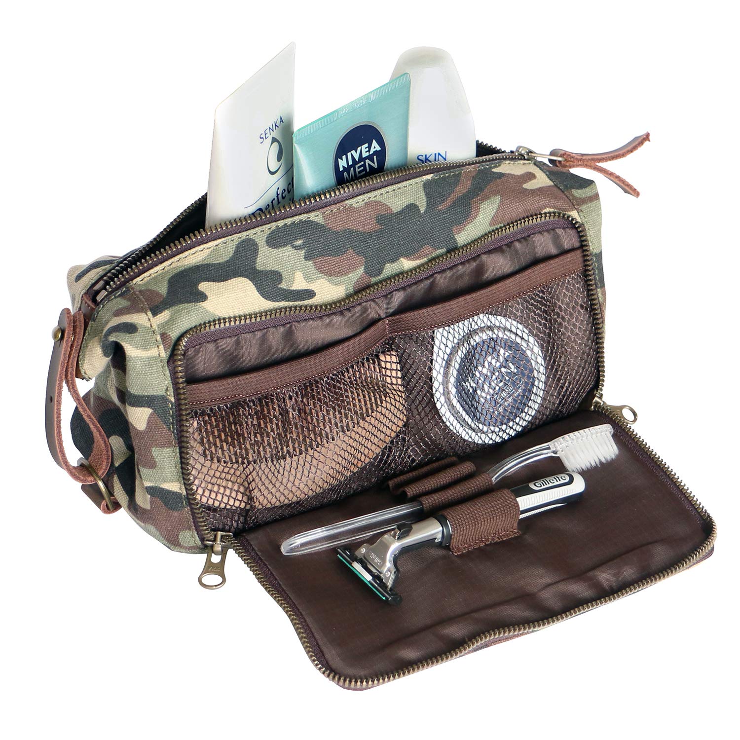 Habitoux DOPP Kit Mens Toiletry Travel Bag YKK Zipper