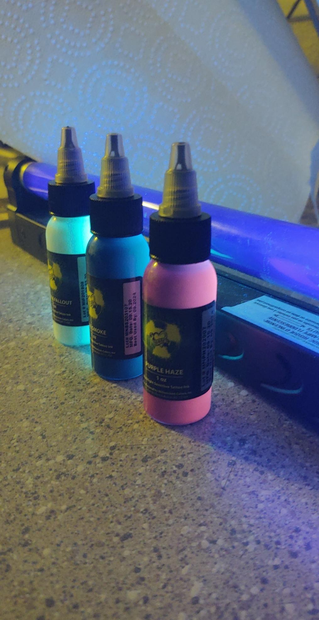 10/mo Finance Millennium Mom's Nuclear UV Blacklight Tattoo Ink 3