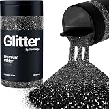 Hemway Black Glitter Shaker 130g Ultrafine Resin Epoxy Craft Glitter