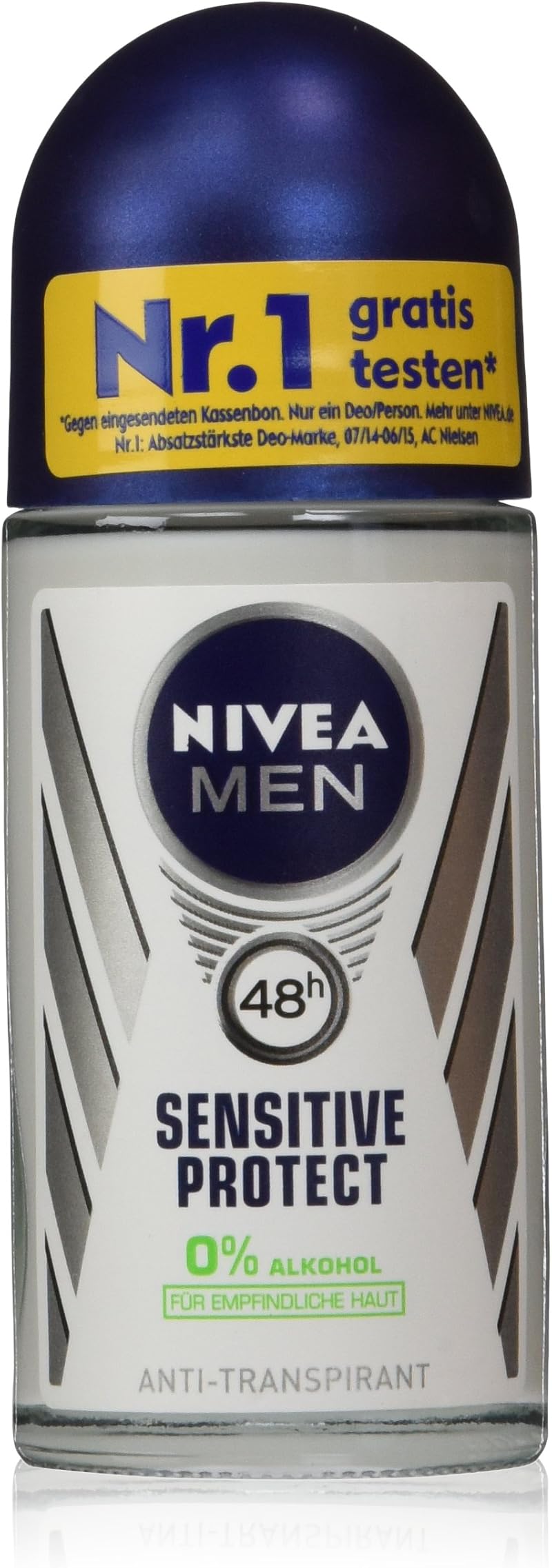 NIVEA MEN Sensitive Protect Roll-On Antiperspirant Twin Pack 50 ml