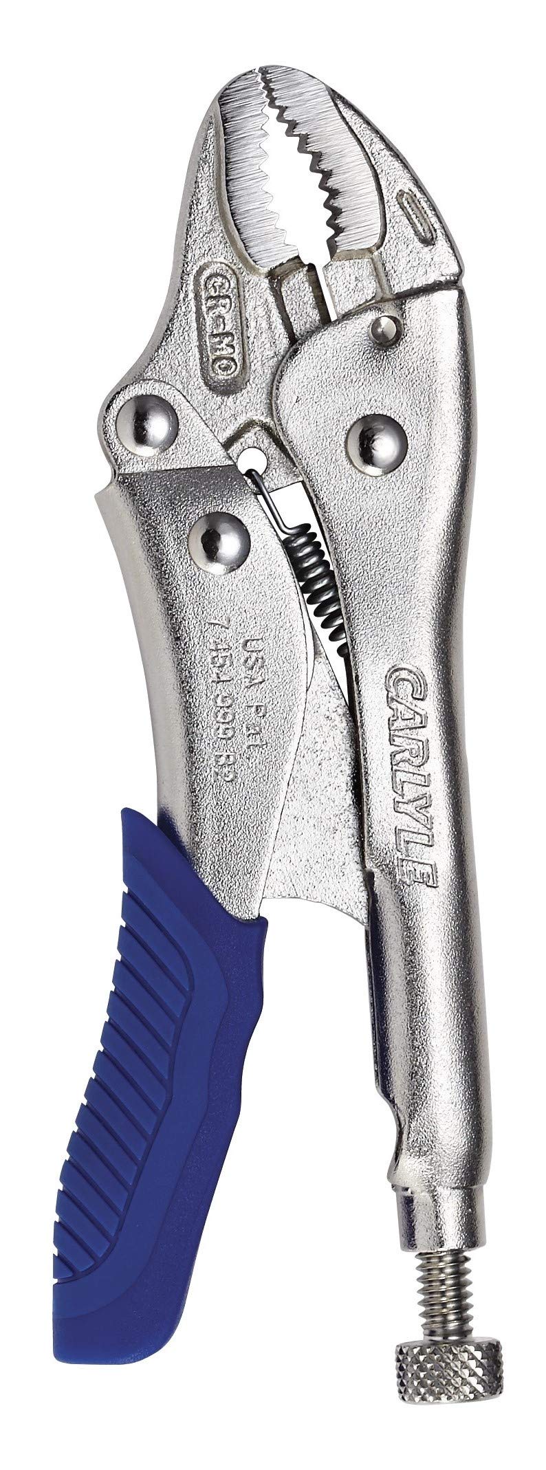 Carlyle Hand Tools Pliers - Curved Jaw - Easy Release Locking - 5"