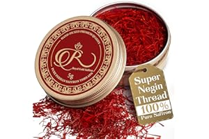 Royal Gold Saffron – Premium Super Negin Saffron Threads, Grade A+ | Gourmet Chef’s Select Spice for Paella, Rice, Risotto, Teas, Dessert, and Gourmet Recipes (5g, 0.176 oz)