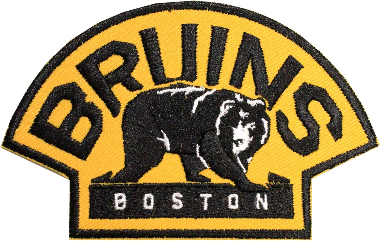 National Emblem Nhl Boston Bruins Bear Logo Patch Amazon Co Uk Sports Outdoors