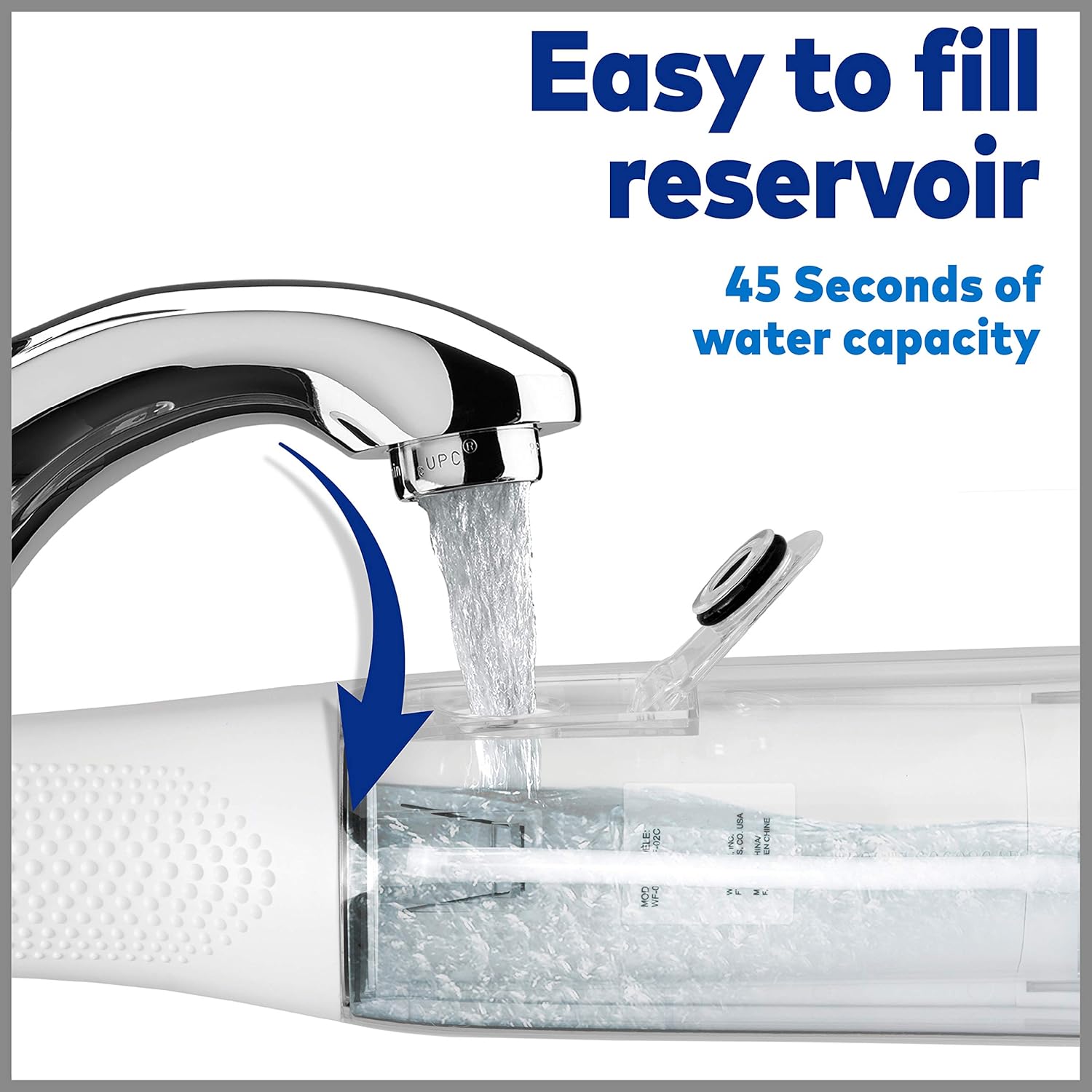 Waterpik Cordless Water Flosser, Battery Operated & Portable for Travel & Home, ADA Accepted Cordless Express, White WF-02: Beauty