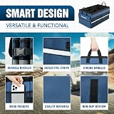 K KNODEL Car Boot Organiser with Foldable Cover Medium Blue view 3