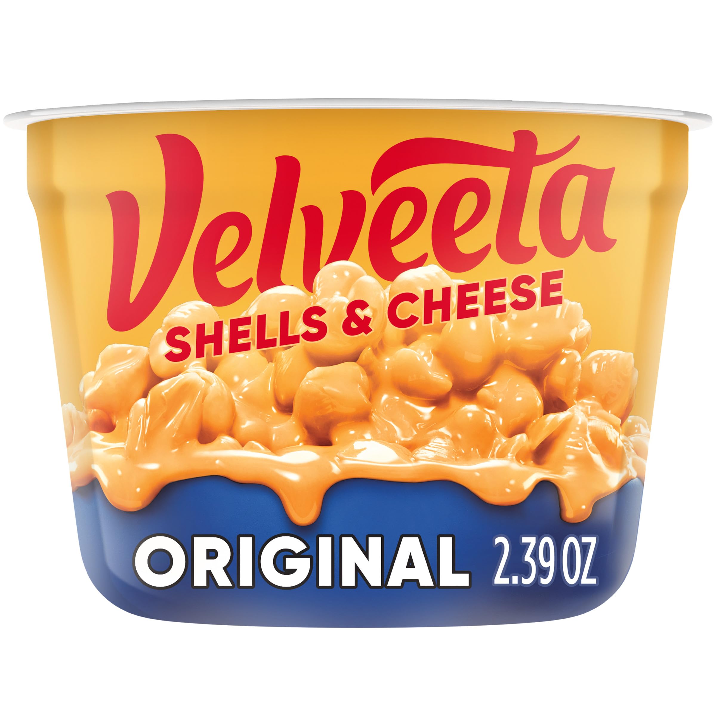 Photo 1 of 18 Pack Velveeta Shells & Cheese Original Microwaveable Shell Pasta & Cheese Sauce, 2.39 oz Cup