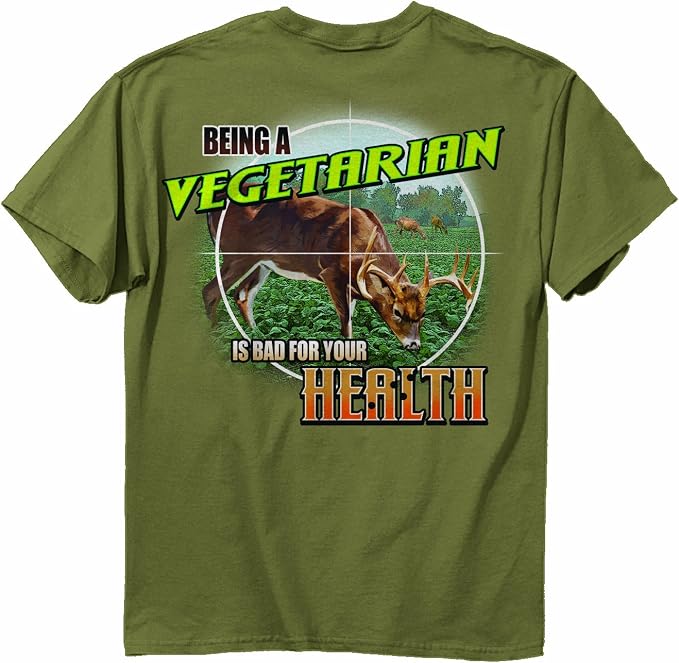 Amazon Buck Wear Being A Vegetarian Short Sleeve Tee Clothing
