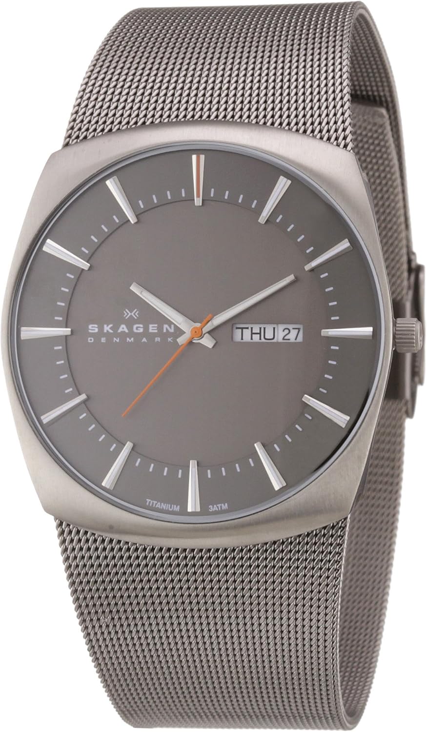 Skagen Men's 696XLTTM Titanium Grey Dial Watch Skagen Amazon.ca Watches