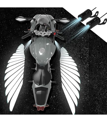 Amazon.com: SWTHM 2Pcs Motorcycle Projector Lights for Angel Wing