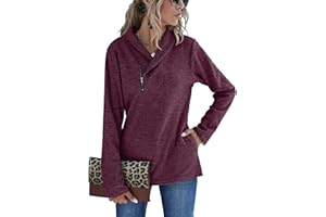 Romanstii Quarter Zip Sweatshirt for Women Fall Long Sleeve Cowl Neck Top 2025 Fashion Pullover with Pockets