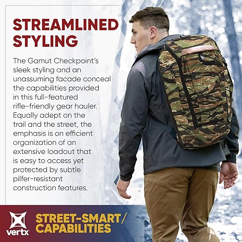 Vertx Gamut Checkpoint Mens Tactical Backpack 25L Large Molle