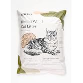 KOCHO Hinoki Wood Cat Litter, Upcycled, Ultra Lightweight, Natural Aroma of Hinoki Japanese Cypress, Gentle Clumping, Dust-Free