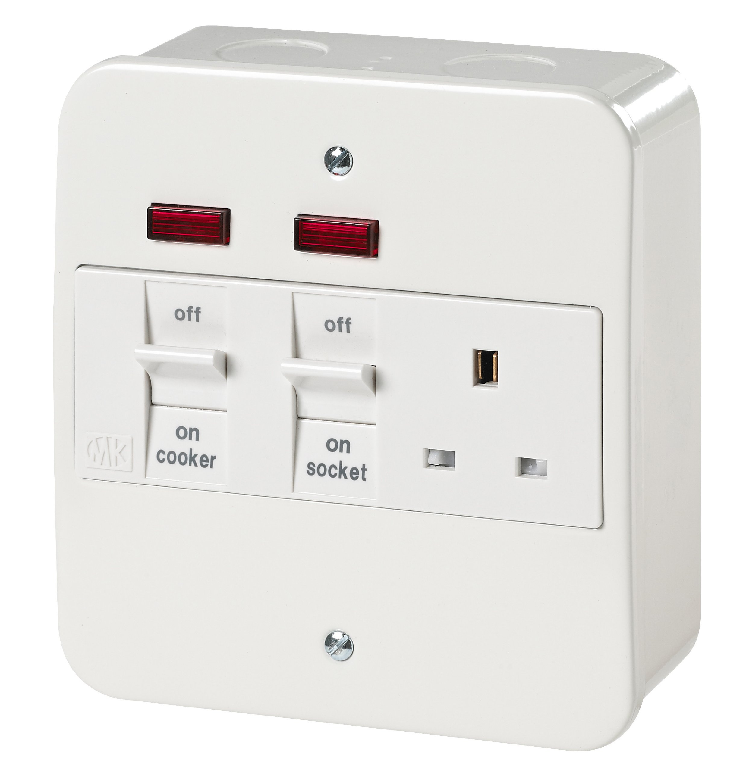 Mk K5001WHI 45A Cooker Unit with Neon