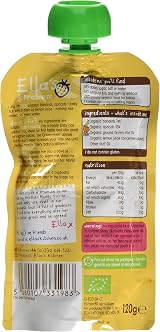 Ella's Kitchen Stage 1 Organic Banana Apricot Baby Rice 120g Pack of 7 view 2