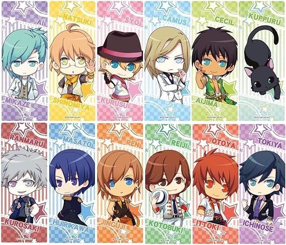 Amazon うたの プリンスさまっ 全12種フルコンプ All Star St Rish Ver 先輩ver クップル クリアしおりセット 蘭丸 真斗 レン 嶺二 音也 トキヤ カミュ セシル クップル 藍 那月 翔 うたの プリンスさまっ クリアしおりセット
