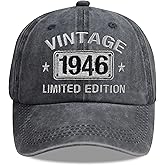 Vintage 2006 1996 1986 1976 1966 1956 1946 1936 1926 Limited Edition Embroidered Adjustable Baseball Cap