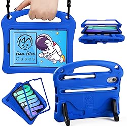 Bam Bino Space Suit for iPad Mini 6 Case Kids, iPad