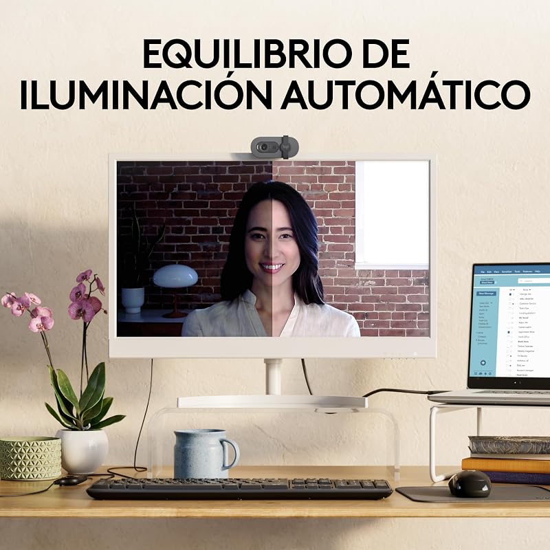 Brio 100, cámara Web Full HD para reuniones y Streaming - Grafito