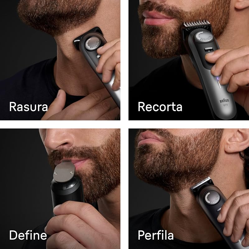 Recortadora de Barba Hombre Series 9, BT9525, Titanio — foto 5 de 8