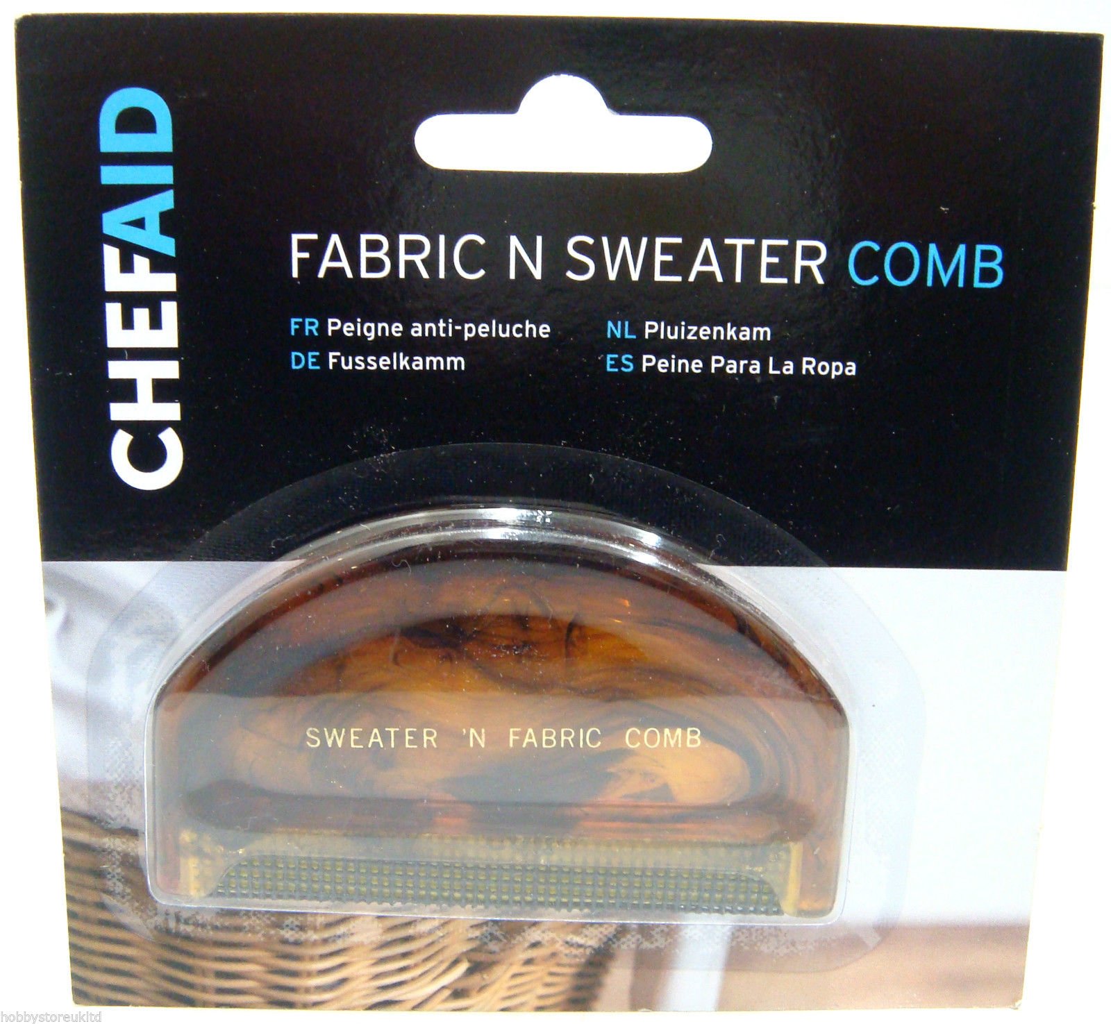 Chef Aid Fabric N Sweater Comb Fabric Comb Removes Fluff Hair Lint Dust Remover