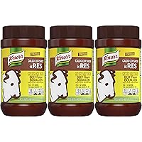 Knorr Beef Flavor Bouillon For Soups, Sauces And Broth Granulated Fat And Cholesterol Free 2.0 lb 3 Pack