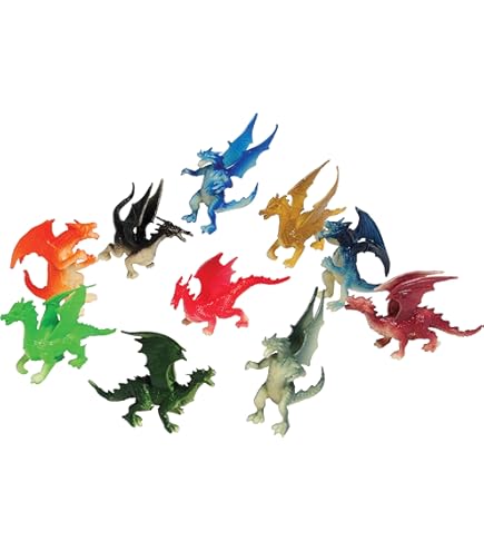 【】 Dragon LITTLE 30cm Amazon.com: Just4fun 3 Dozen (36) Mini Dragon Toy Figures