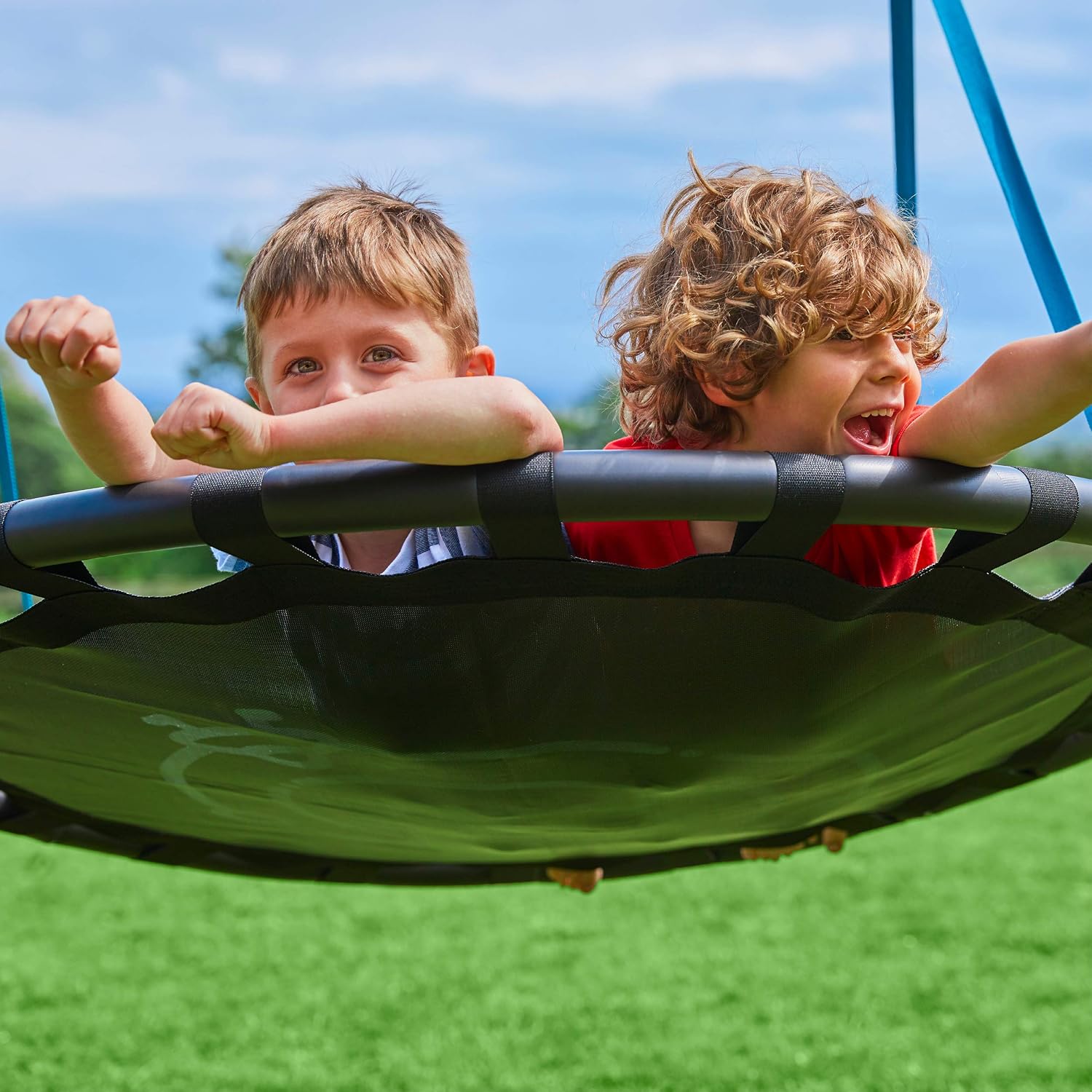 Tp Toys, Duo Nest Swing Seat, 120cm Diameter, Black, Swing Seat Suitable for 2 Children - Image 5