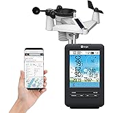 Logia 18-in-1 Wireless Weather Station with 7-in-1 Solar Sensor Array & 4-Day Forecast, Wi-Fi & Large Color Display, Wind Speed/Direction, Rainfall, UV Index, Light Intensity, Temperature & Humidity
