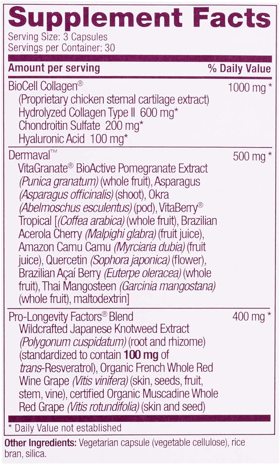 Reserveage, Ultra Collagen Booster, Skin Supplement, Supports Healthy Collagen Production, 90 capsules (30 servings): Health & Personal Care