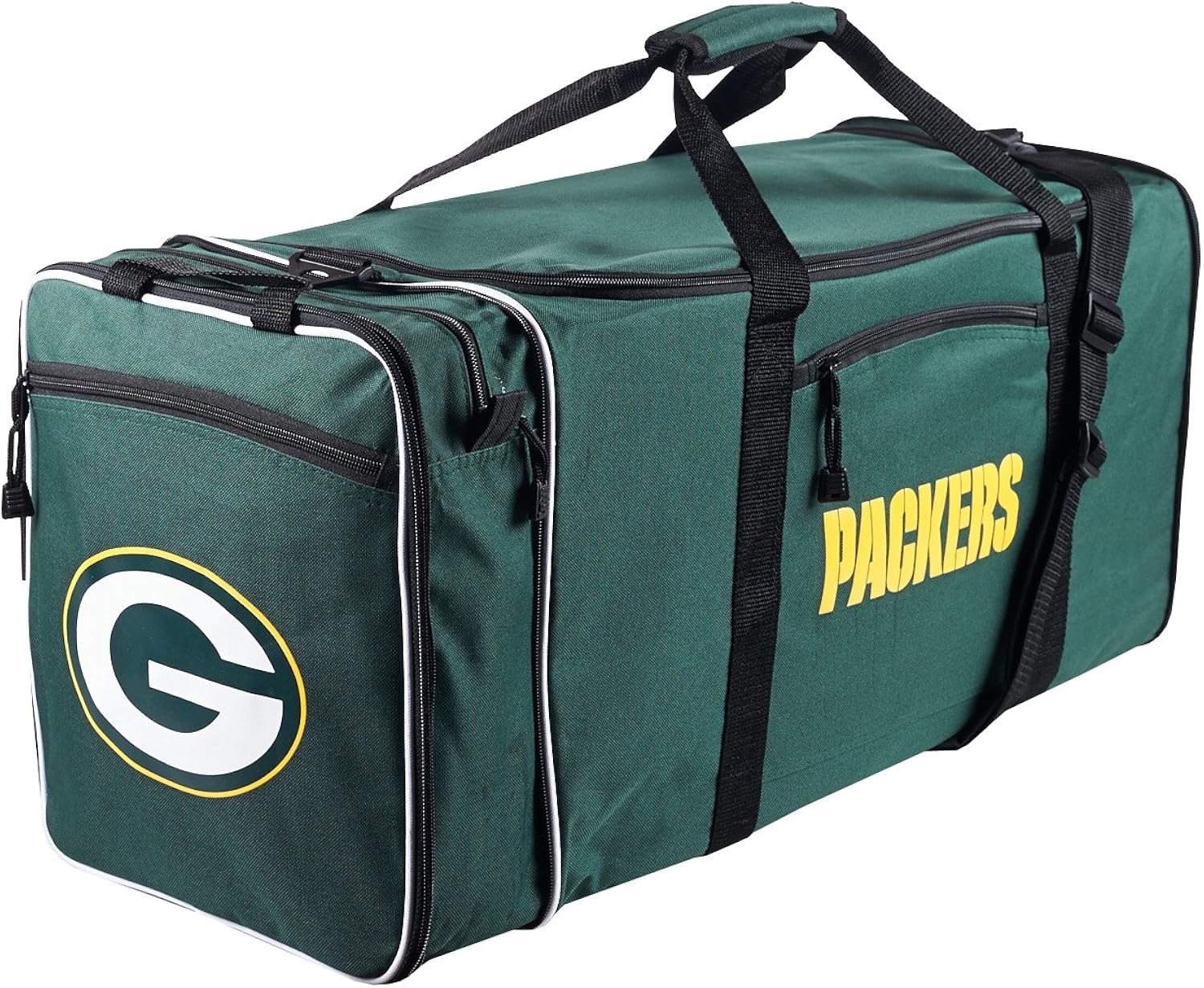 NFL Green Bay Packers Duffle Bag, One Size, Green Clothing