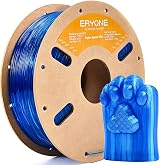 ERYONE 1.75mm TPU Filament 1kg High-Speed 95A Flexible Clear Blue