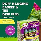 Doff Drip Feeders 10 Pack for Hanging Baskets & Tubs view 2