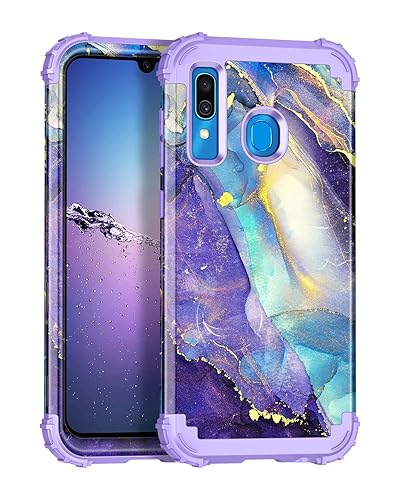 Rancase Compatible with Galaxy A20/A30/A50 Case,Three Layer Heavy