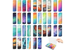 TOEMUR 72 Pieces Anxiety Sensory Stickers with Storage Box - Calming Stickers for ADHD - 2 Textured Surface Adhesives - Sensory Strips for Office & Classroom Desk Relieve Adult & Teen Stress