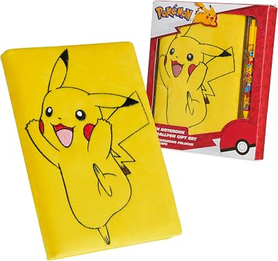 Pokémon Notebook and Pen Set Official Anime Stationery Teens Kids Gift