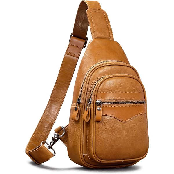Amazon.com: IVTG Genuine Leather Sling Bag for Women Sling 