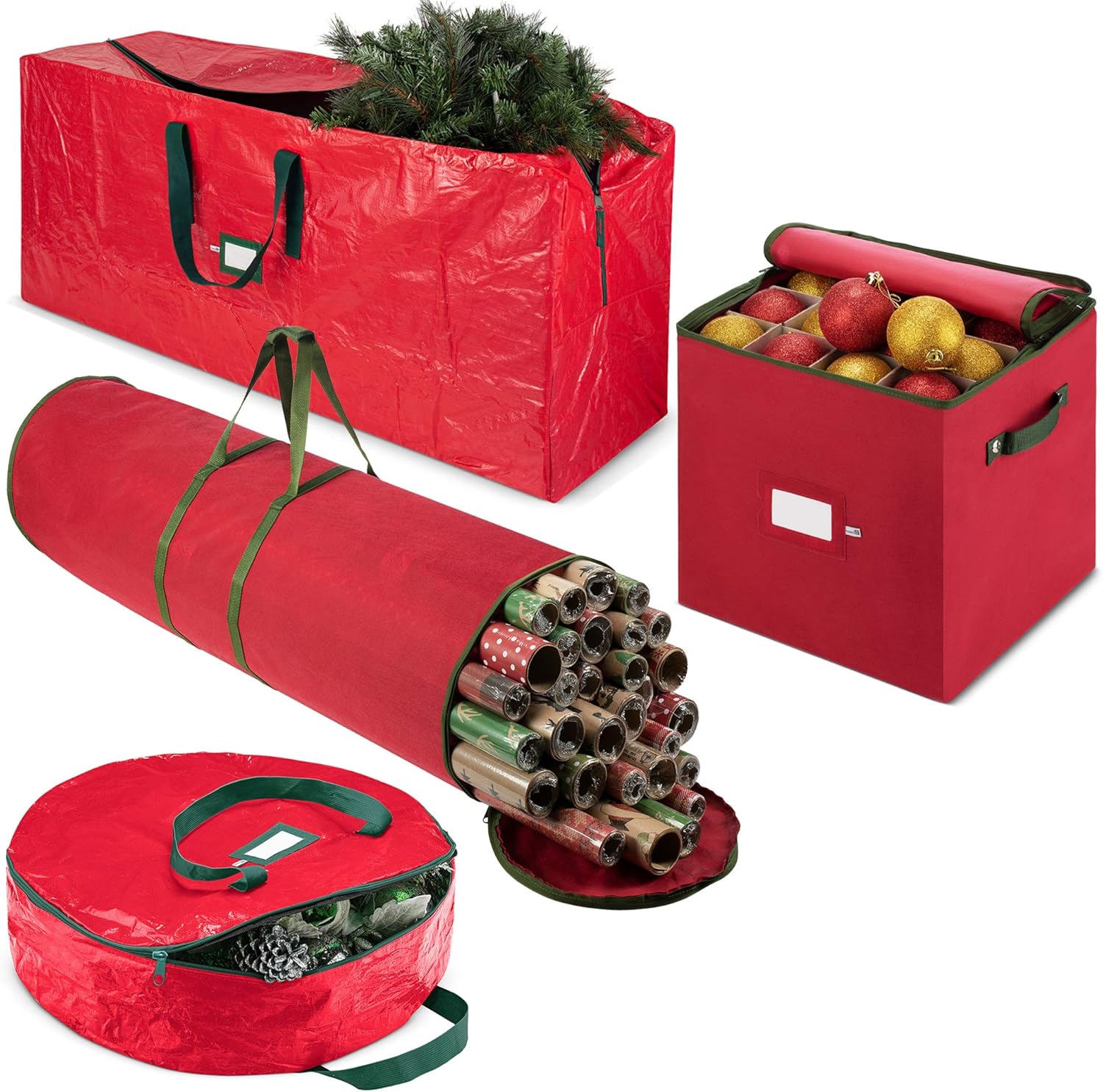 ZOBER All in One, Christmas Ornament Storage Box