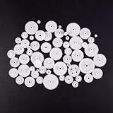 Uikdjgu 2 Sets 58 Styles Module 0.5 Plastic Gears Cog Wheels Robot DIY Parts view 3