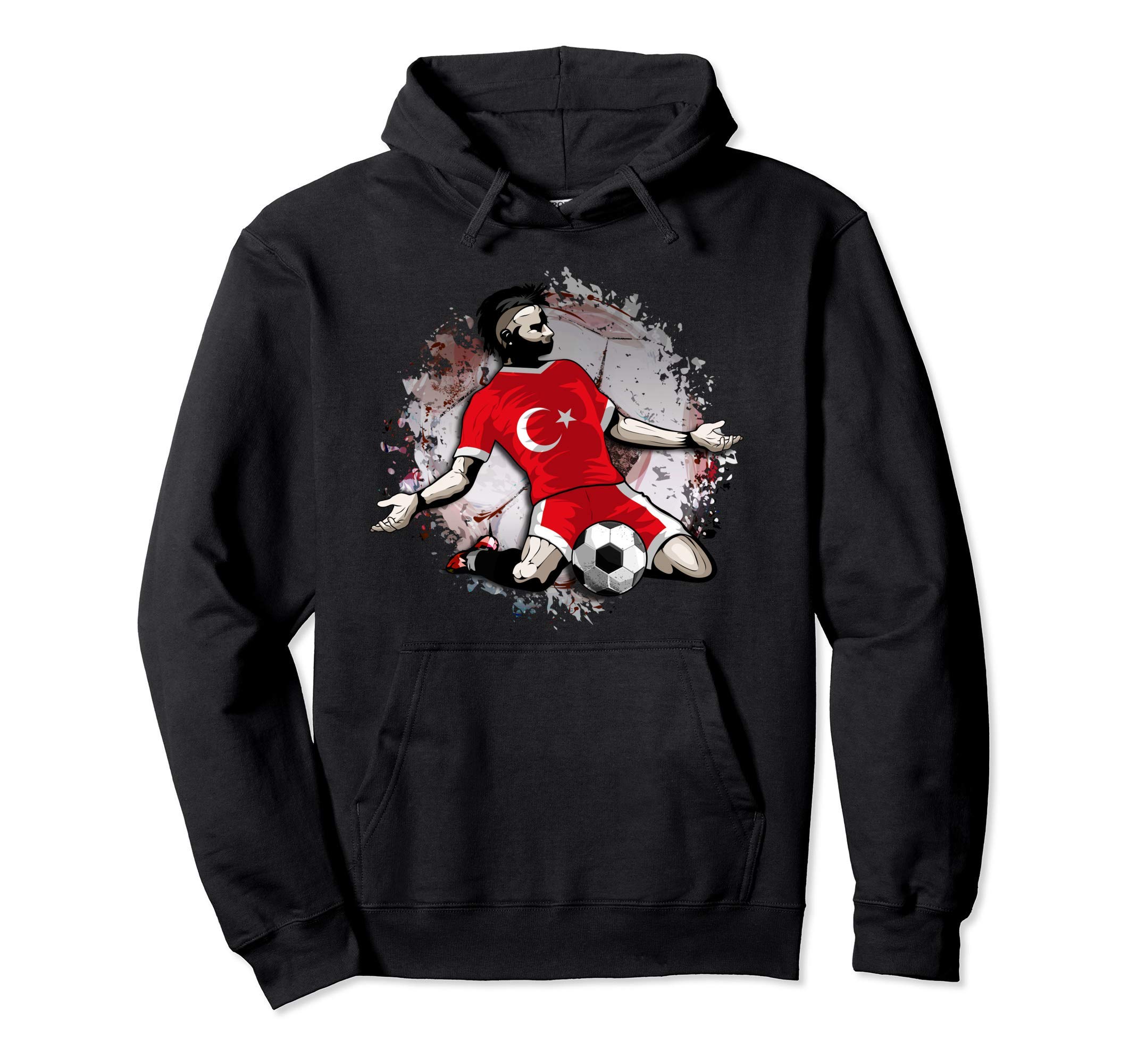 Turkey Soccer Turkish National Flag Proud Football Lovers Pullover Hoodie