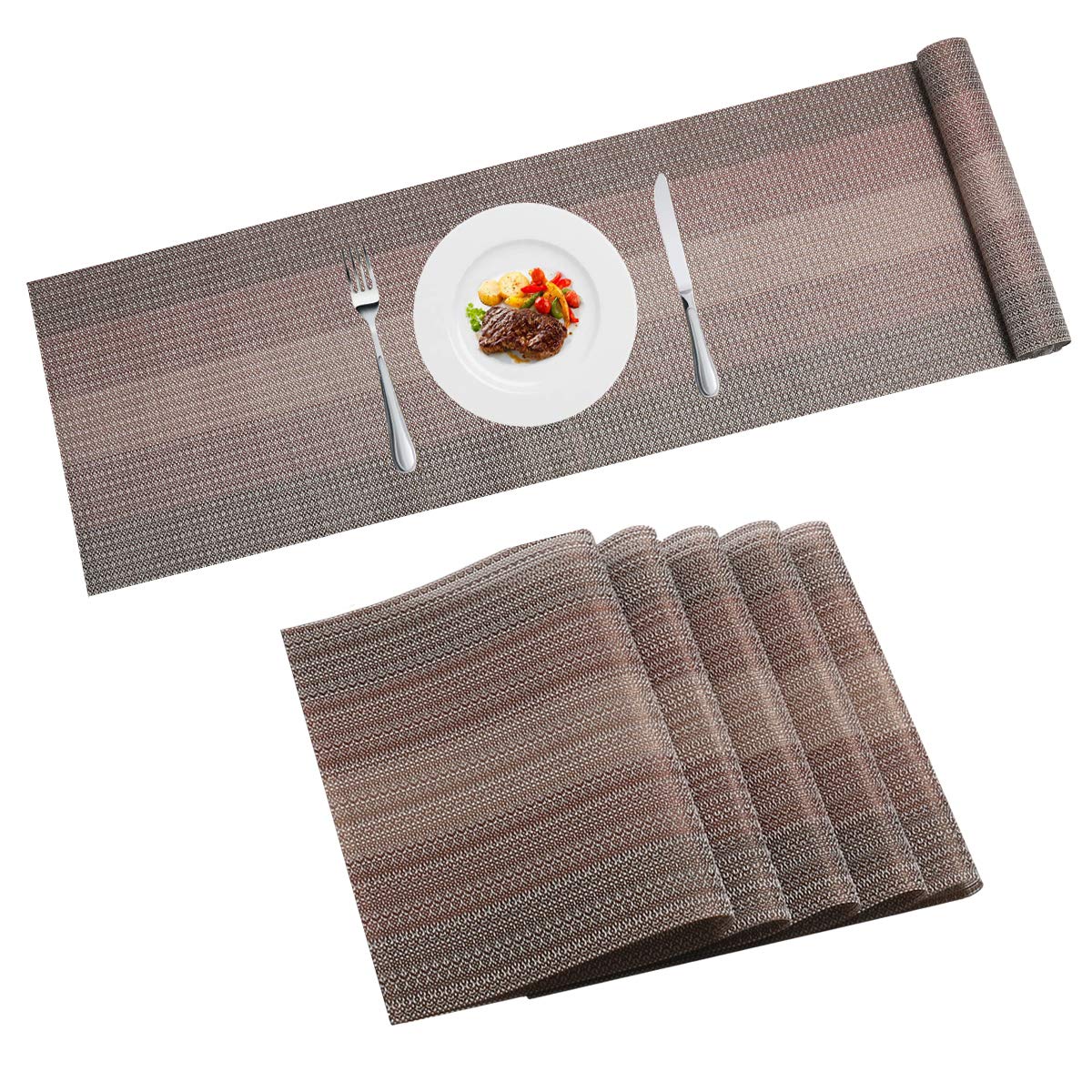 Best Table Placemats Set Of 6 Wipe Clean