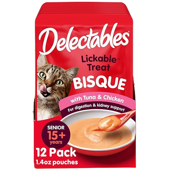 DELECTABLES LICKABLE WET CAT TREATS – TUNA &...